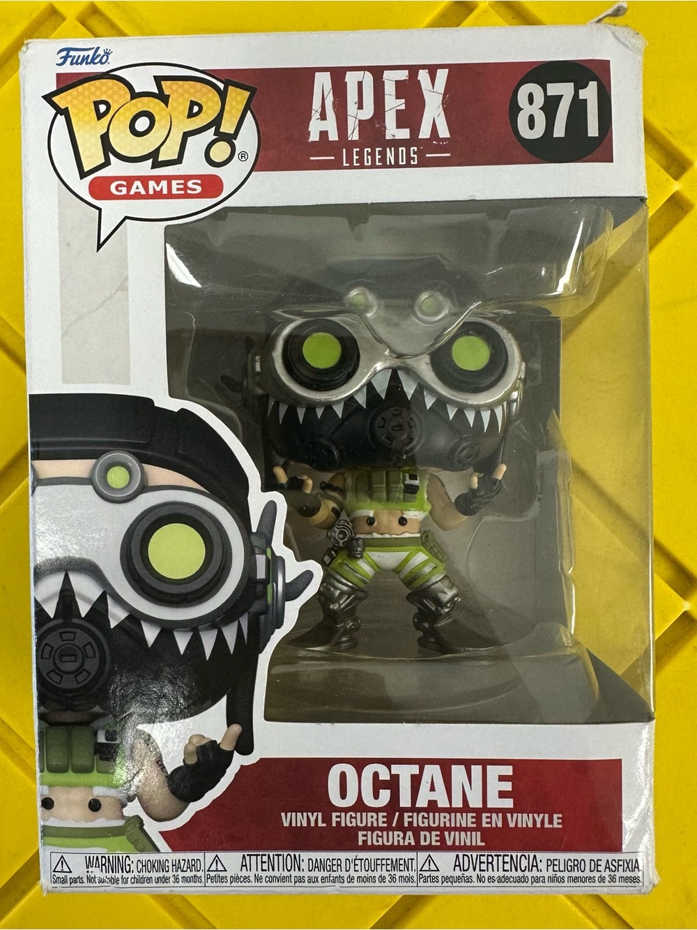 2022 Funko Pop! Games - Octane #871 Apex Legends Vinyl Figure FLAWED BOX